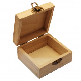Caja de madera personalizada Natalicio, guarda pinza cordón umbilical