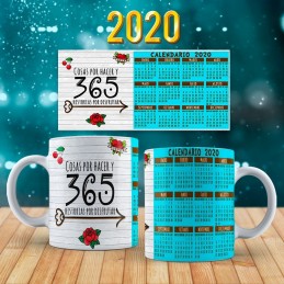 Taza calendario año nuevo 2020-M2