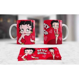 Taza Betty Boop personalizada con tu nombre-dibujo disney