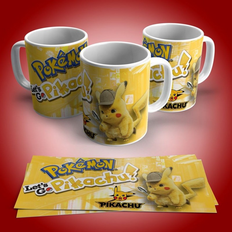 Super taza de Pikachu personalizada con su nombre M2