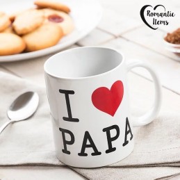Taza de cerámica regalo padre te quiero papa personalizada