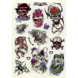 Libro de tatuajes Tattoos 280 unidades - Skulls - Style 32