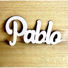 Nombres de madera personalizados para decoración hogar,habitación infantil niño niña