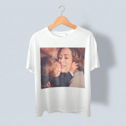 Camiseta de algodón personalizadas con tu foto favorita UNISEX