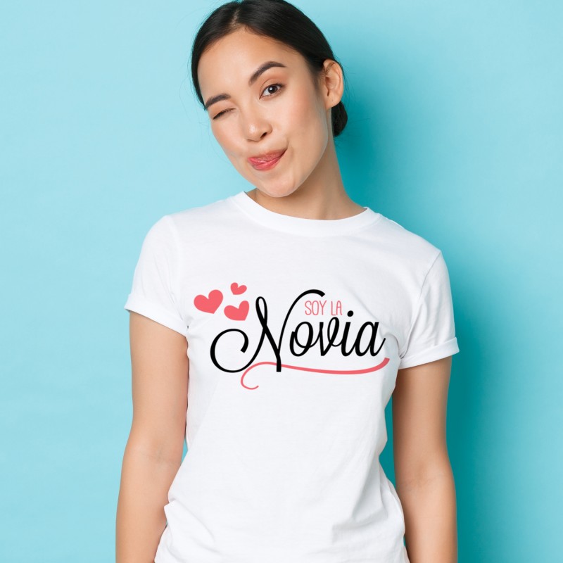 Camiseta soy la Novia, soy la amiga, prima o tía