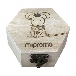 Caja de madera personalizada ,Ratón Pérez