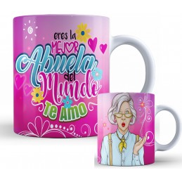 La taza perfecta para la mejor abuela del mundo, regalo original para las yayas en el día de la madre