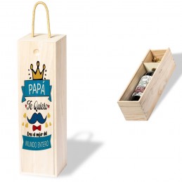 ¡Eleva tus Regalos a otro Nivel con Nuestra Caja de vino Presentación Premium: Perfecta para Papás, Abuelos y Bodas!
