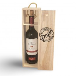 ¡Eleva tus Regalos a otro Nivel con Nuestra Caja de vino Presentación Premium: Perfecta para Papás, Abuelos y Bodas!